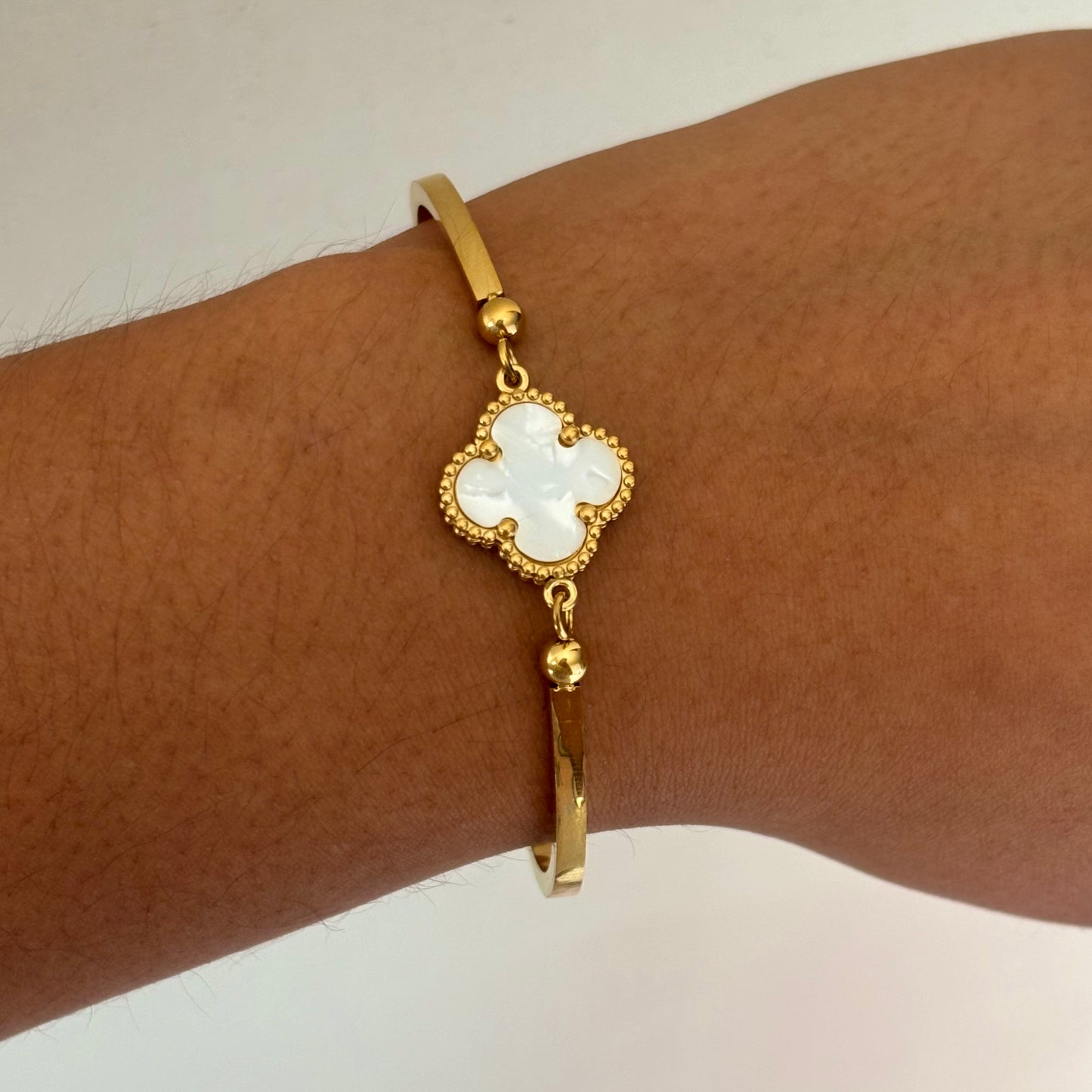 White Clover Bracelet