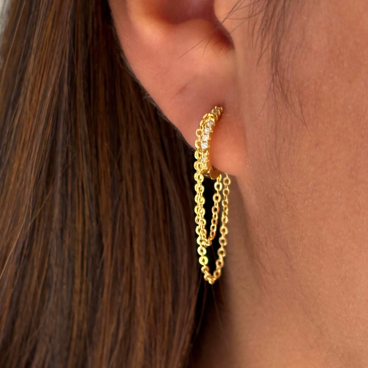 Hanging Chain Earrings
