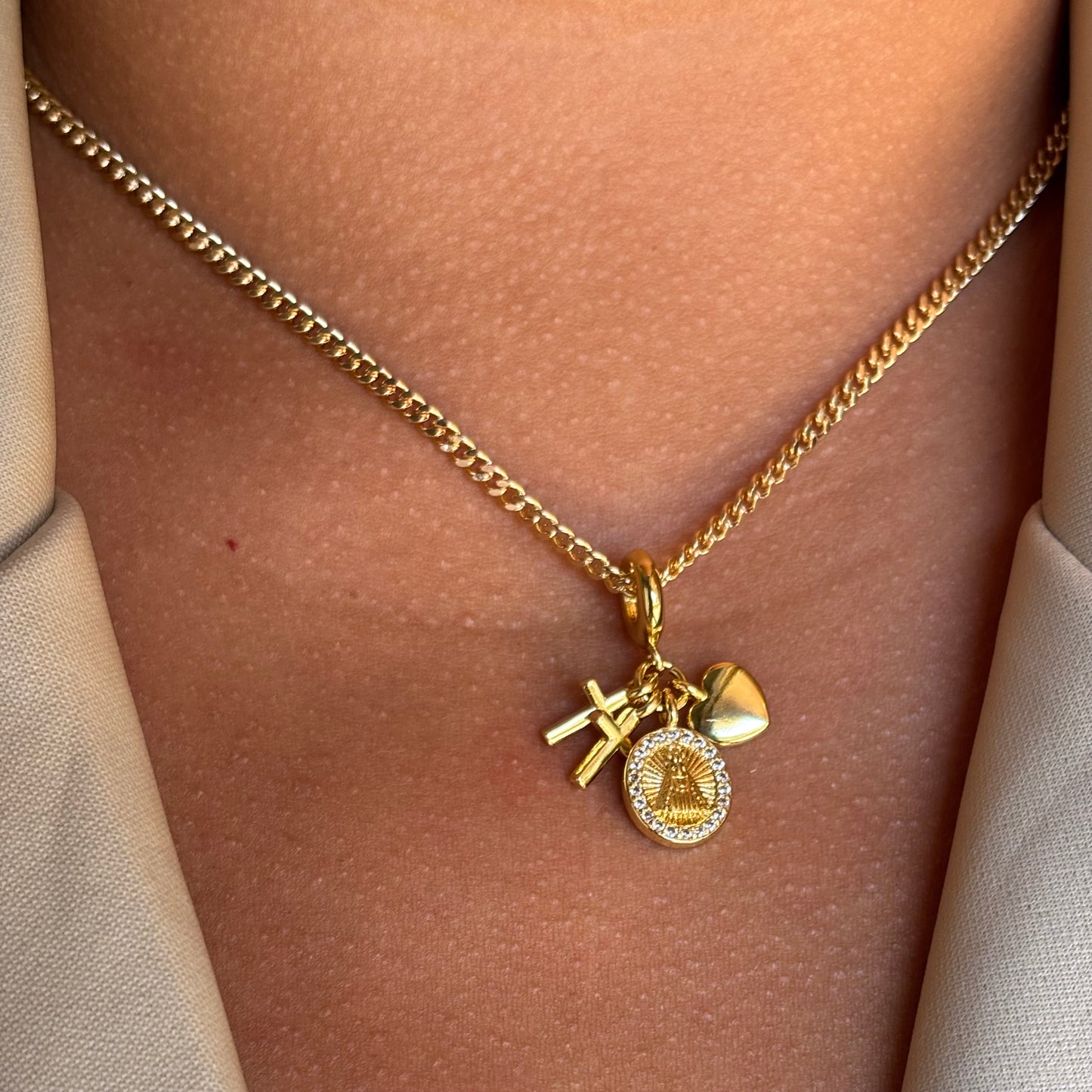 Cross Charm Necklace