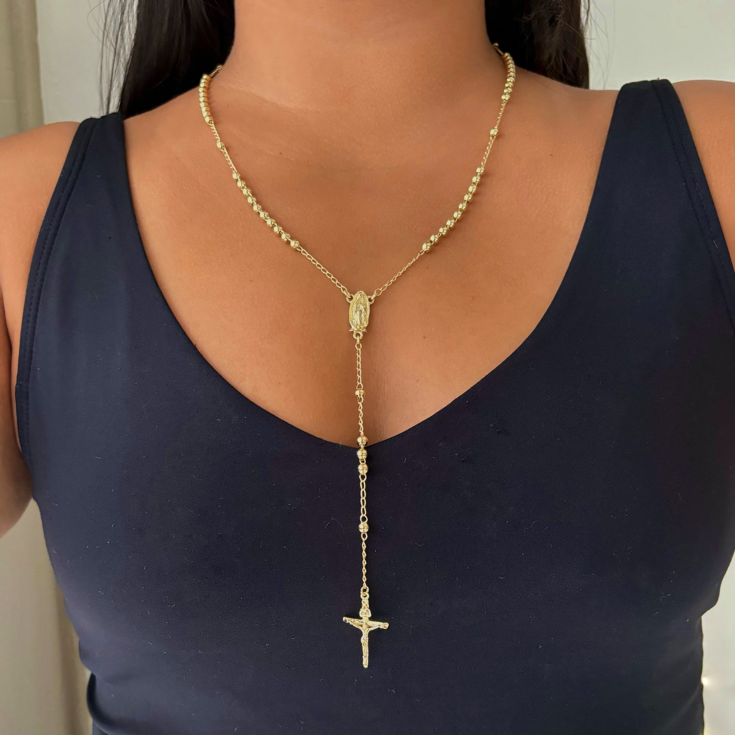 XL All Gold Rosary