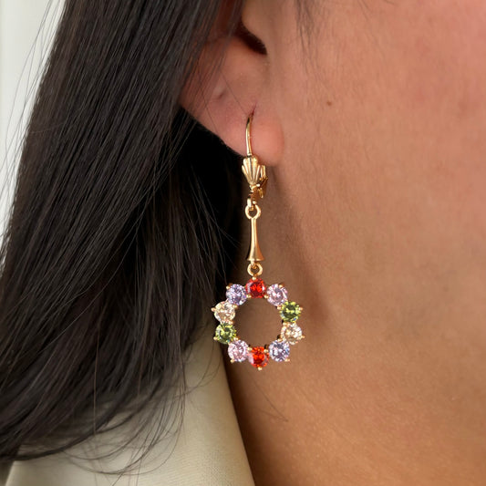 Multicolor Drop Earrings