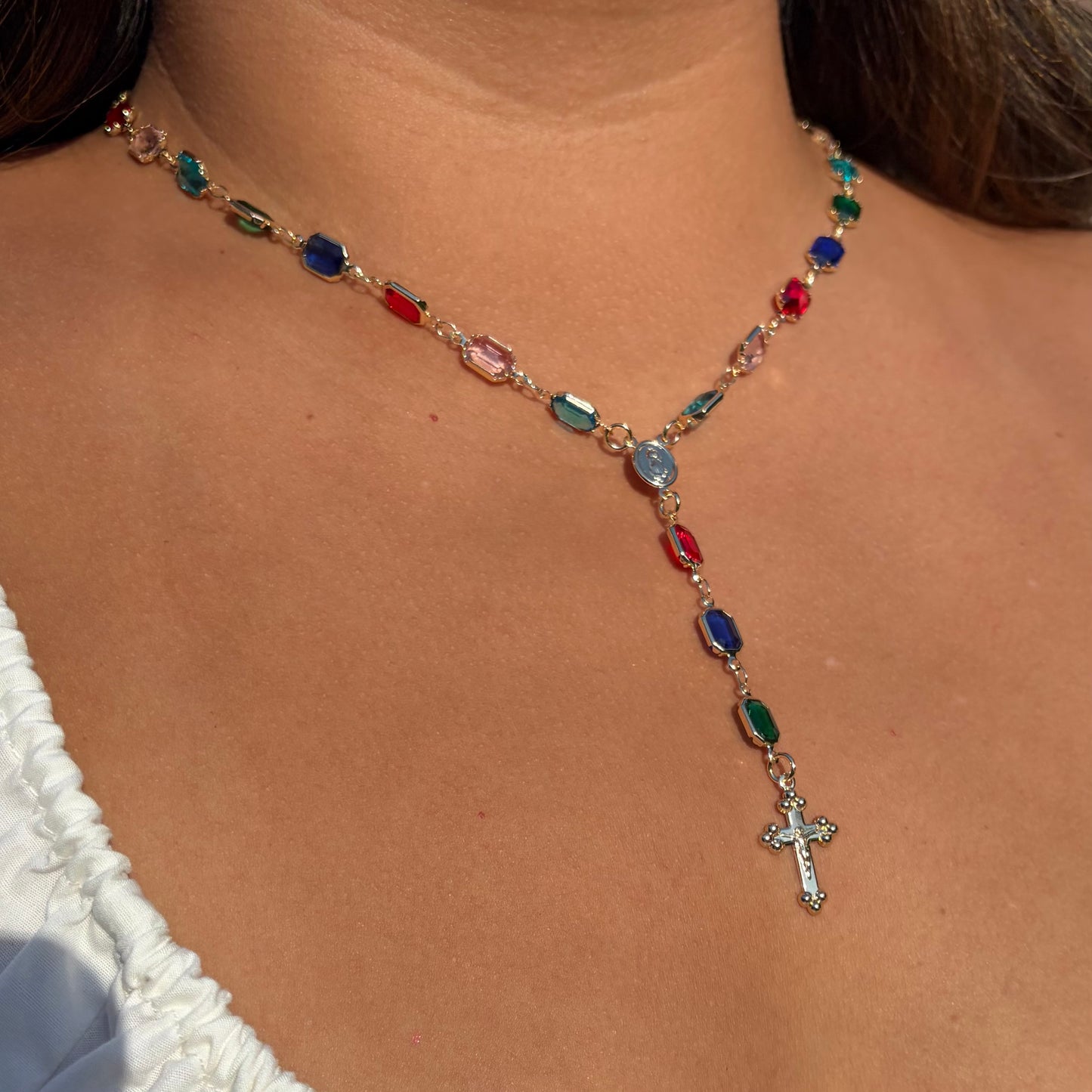 Multicolor Stone Rosary