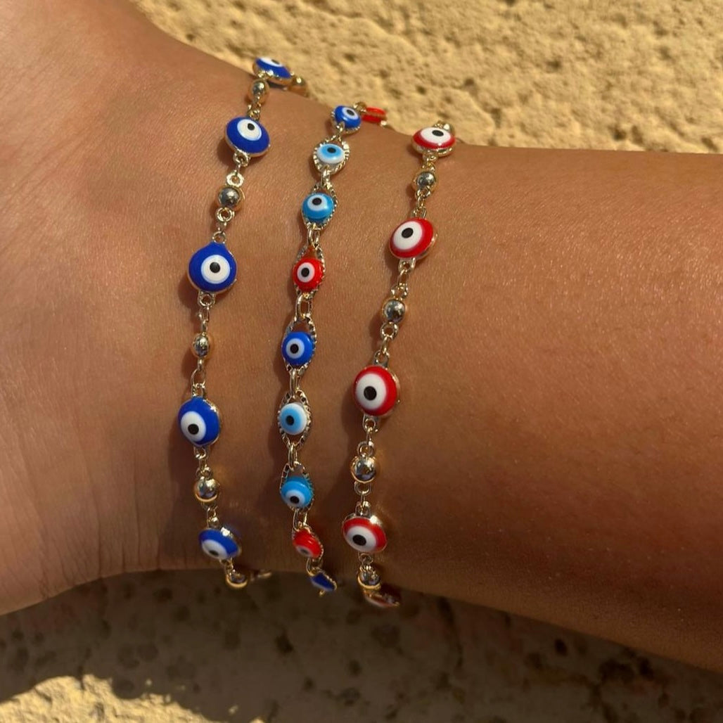 Blue Evil Eye Anklet