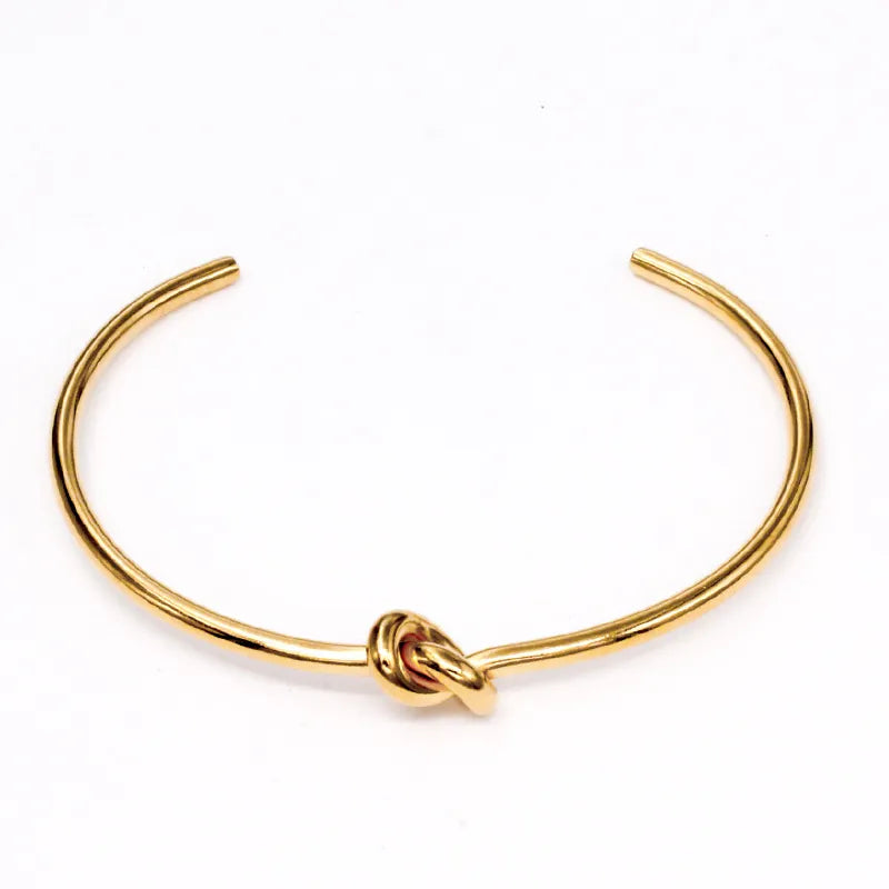 Gold Knot Bangle