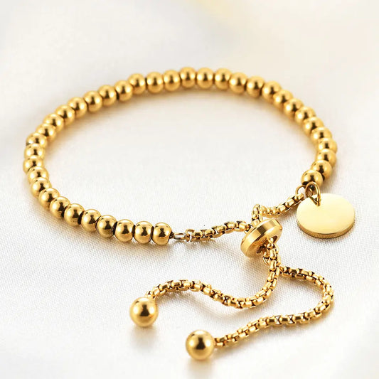 Gold Beaded Bracelet