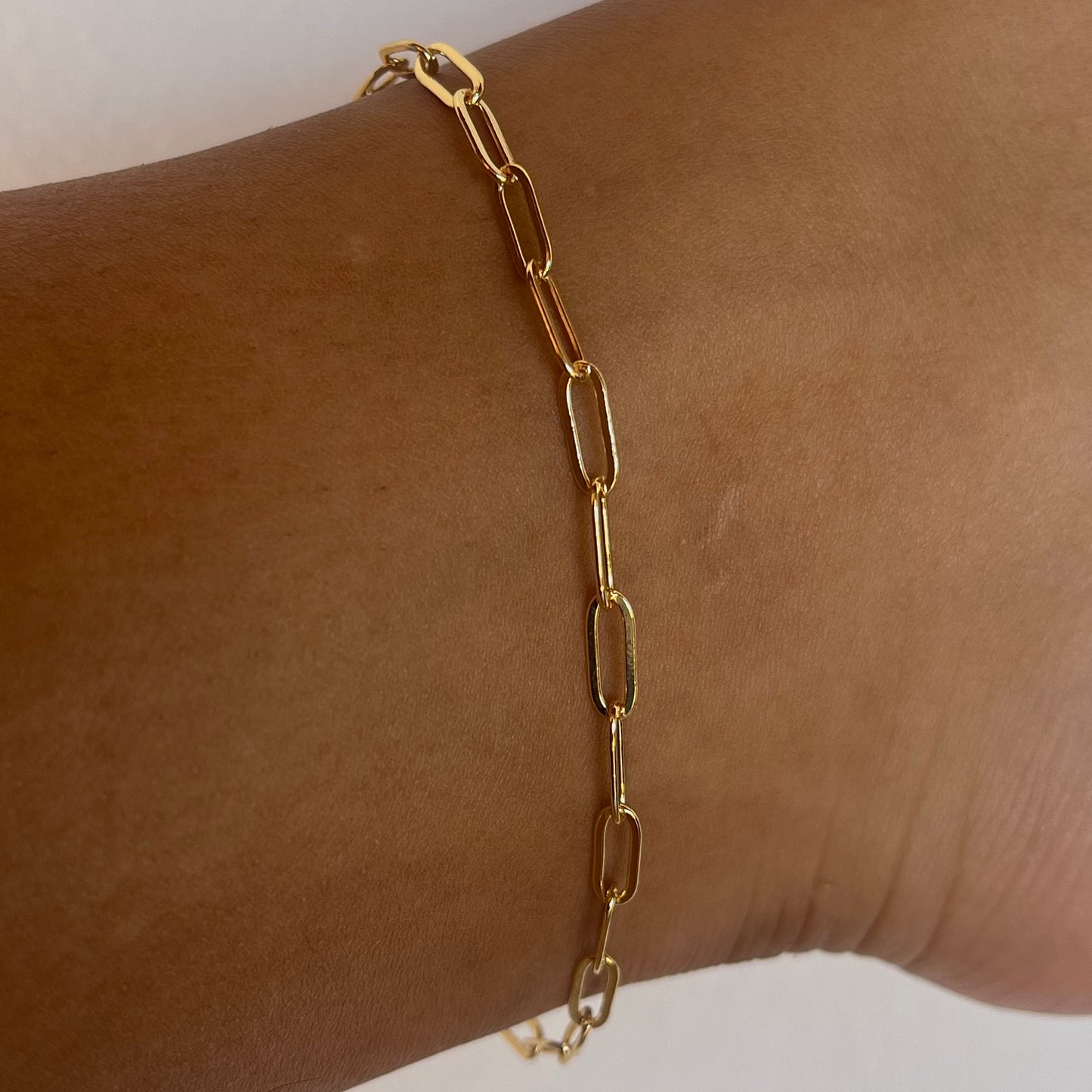 Paperclip Chain Anklet