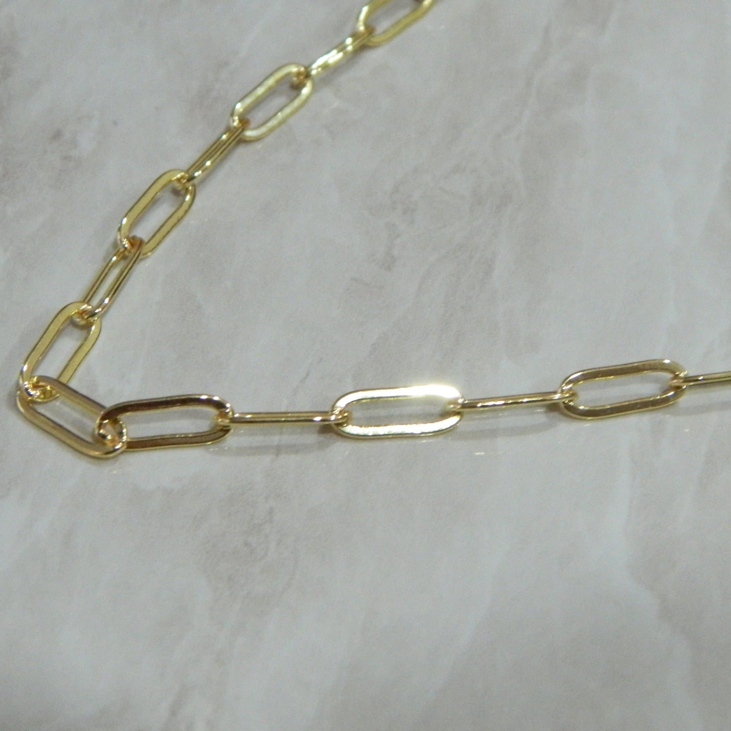 Paperclip Chain Anklet